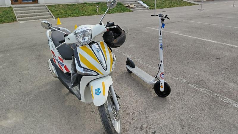 Elektromos rollerek: a polgárőrök új járművekkel bővítik az őrség hatékonyságát.