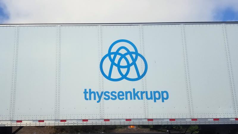 A Thyssenkrupp jelentős értékcsökkenést könyvelt el.