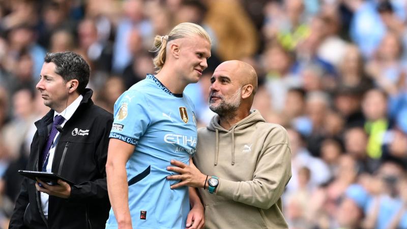 Guardiola válaszolt a Barcelona körüli pletykákra, amelyek Haaland jövőjével foglalkoznak.